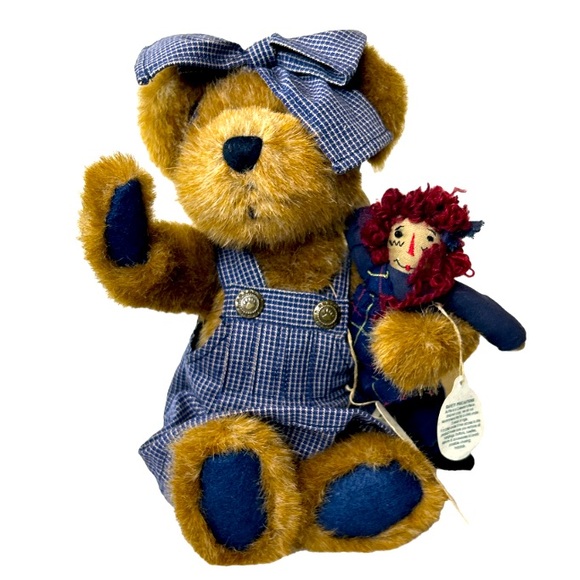 90s Boyds Bears Collection LTD Sally Quignappel & Annie Boyds & Friend  size 10" - Picture 6 of 17